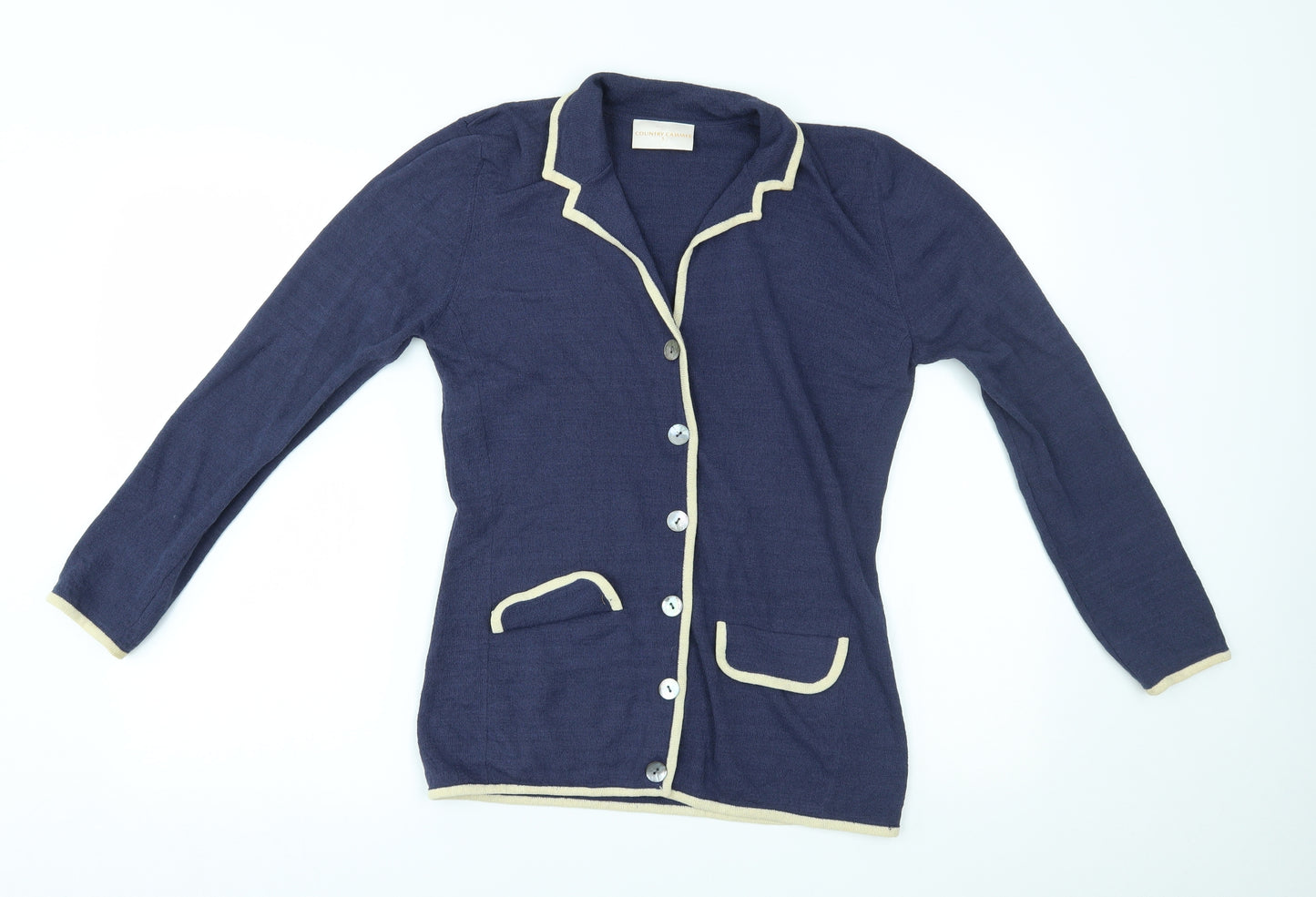 Country Casuals Womens Blue   Cardigan Jumper Size S