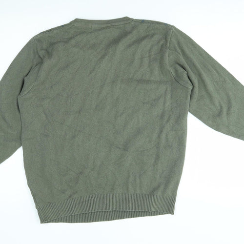 EWM Mens Green   Pullover Jumper Size M