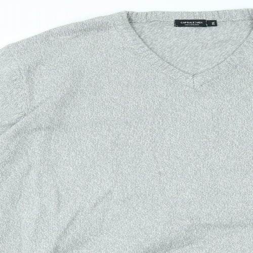 capsule Mens Grey   Pullover Jumper Size 2XL
