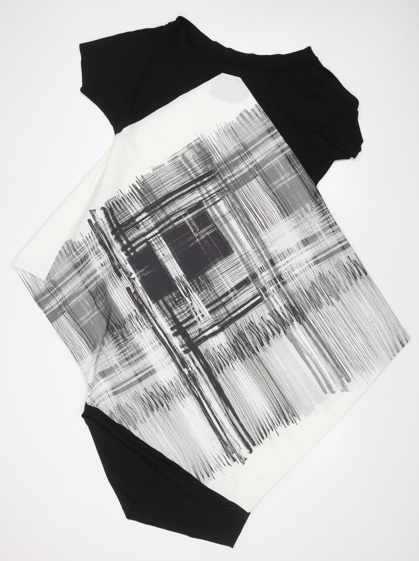 XENIA DESIGN Womens Multicoloured Geometric  A-Line  Size M