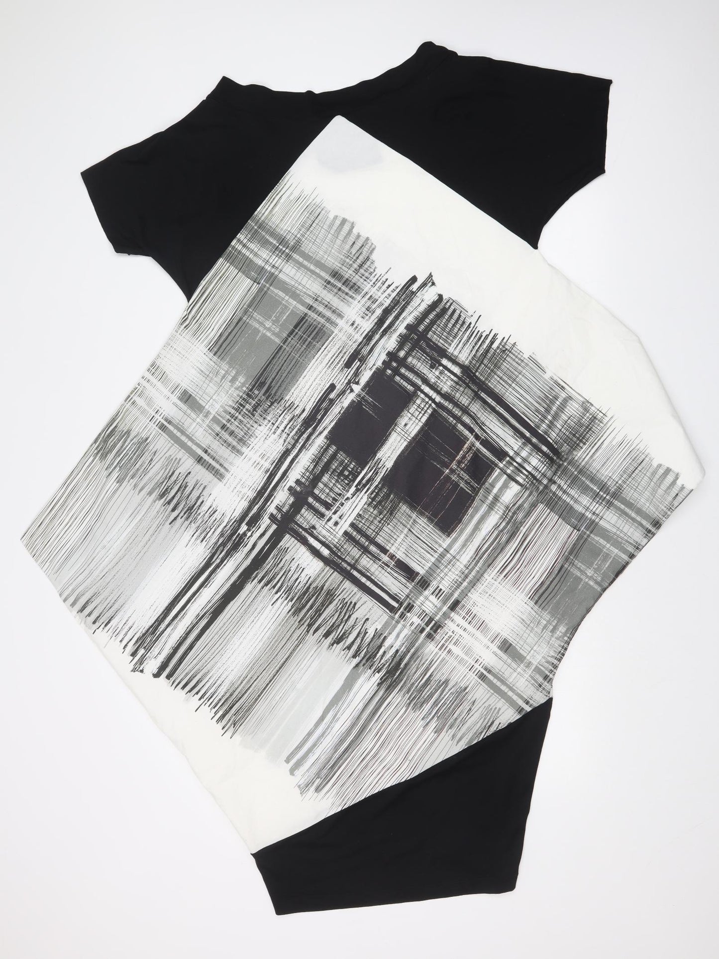 XENIA DESIGN Womens Multicoloured Geometric  A-Line  Size M