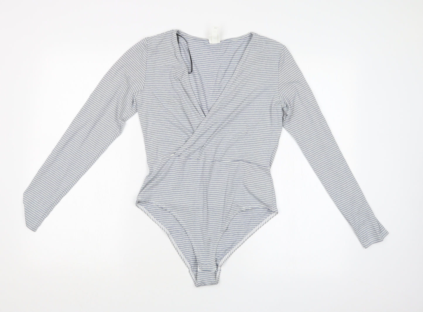 H&M Womens Multicoloured Striped  Bodysuit One-Piece Size M