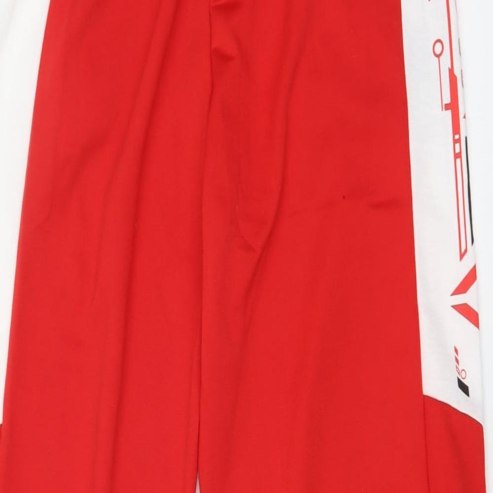MEYSI KIM Mens Red   Jogger Trousers Size M L29 in