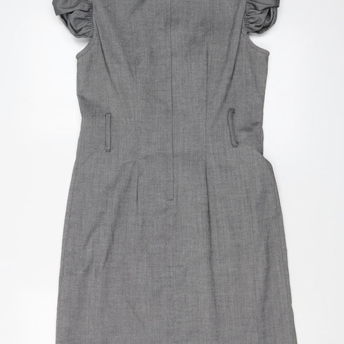 New Look Womens Grey   Pencil Dress  Size 12