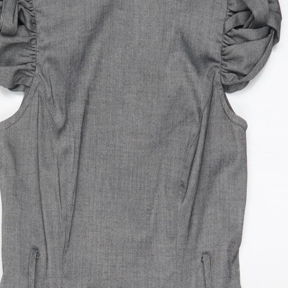 New Look Womens Grey   Pencil Dress  Size 12