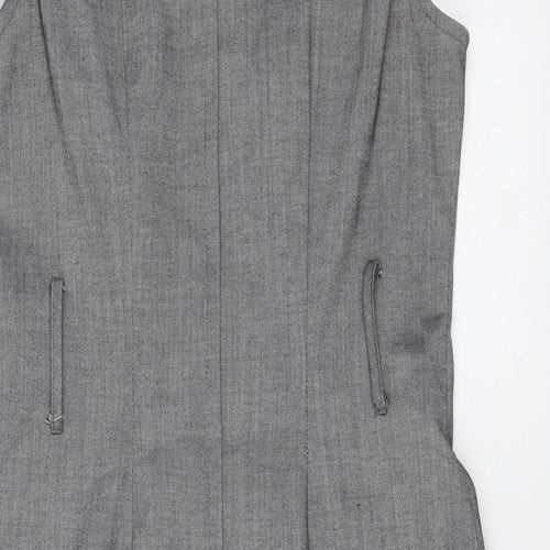 New Look Womens Grey   Pencil Dress  Size 12