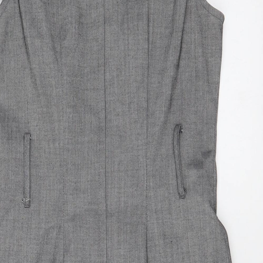 New Look Womens Grey   Pencil Dress  Size 12
