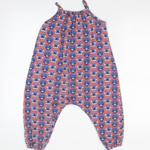 NEXT Girls Multicoloured Geometric  Jumpsuit One-Piece Size 2-3 Years