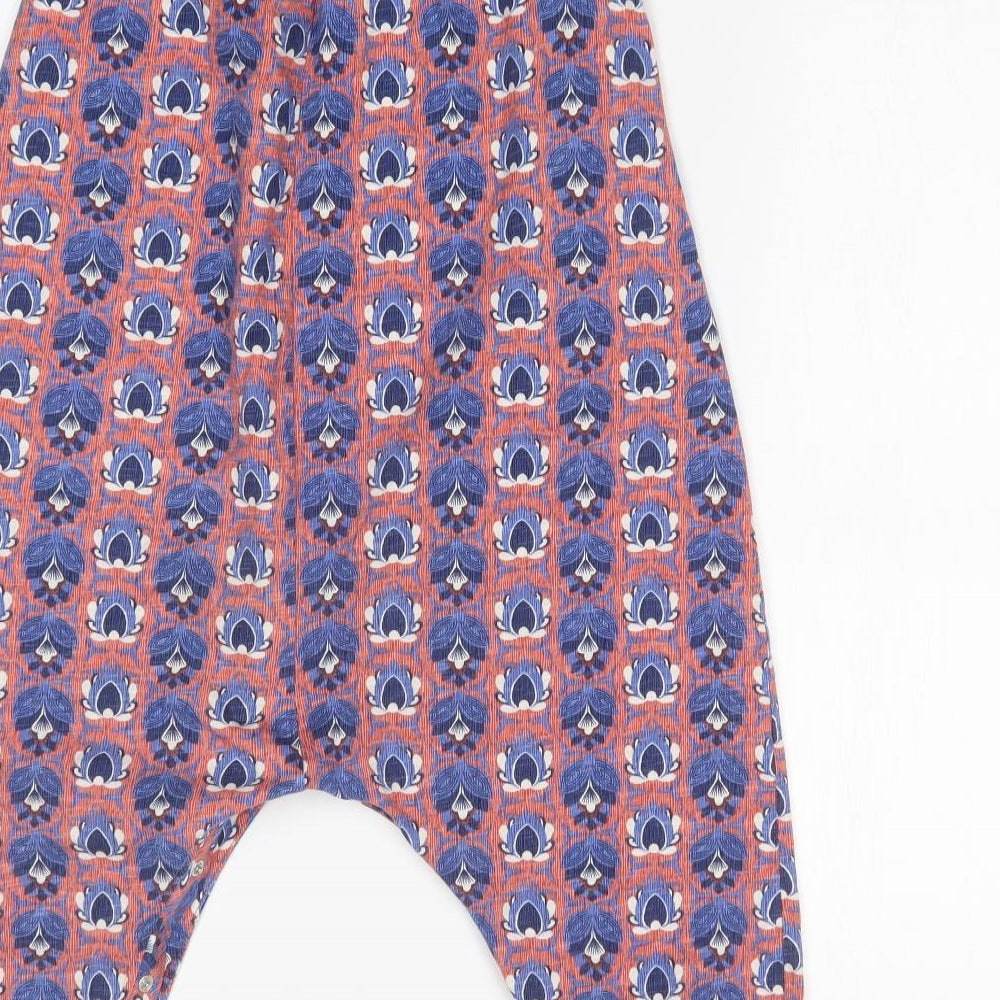 NEXT Girls Multicoloured Geometric  Jumpsuit One-Piece Size 2-3 Years