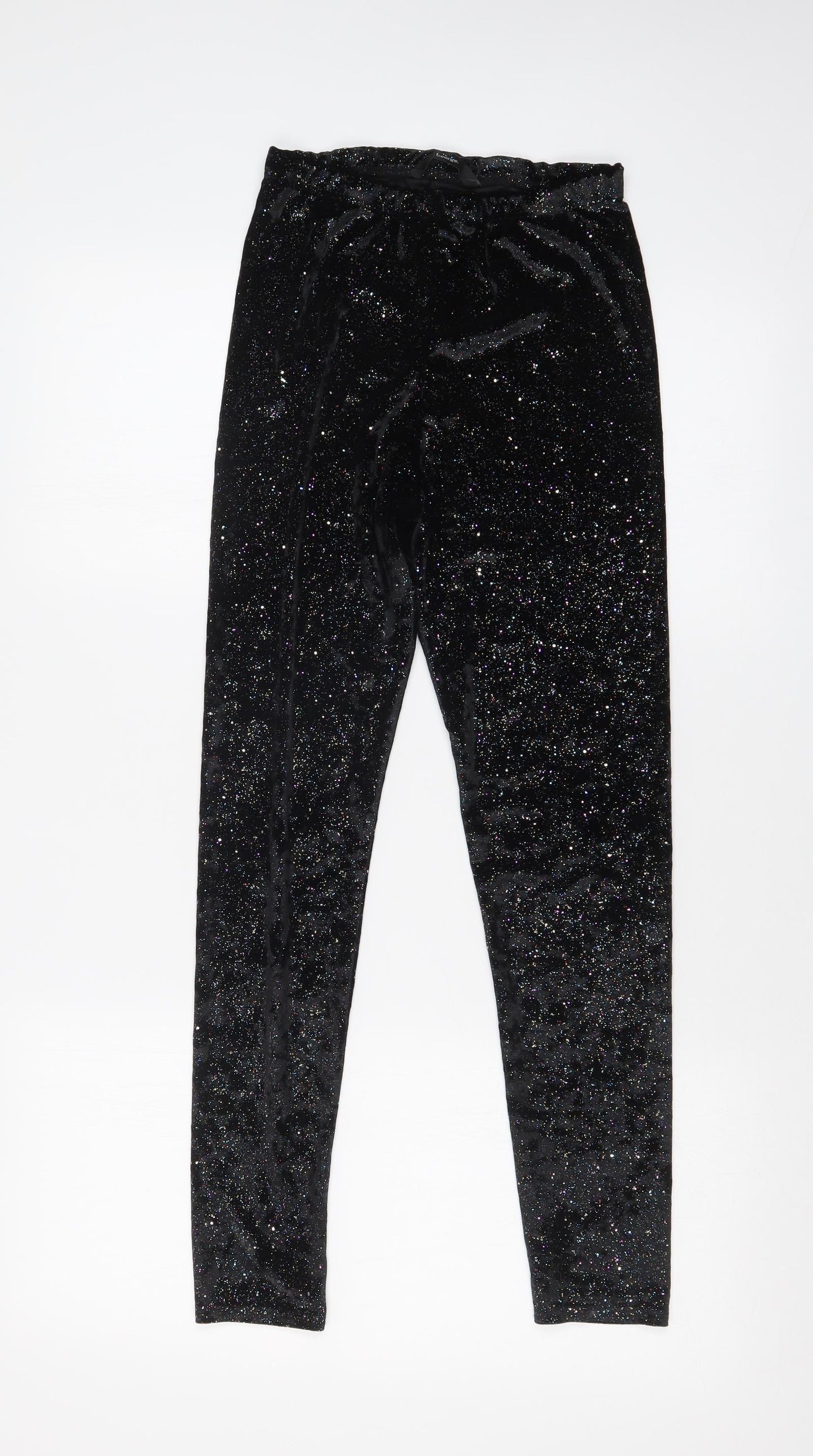 George Girls Black   Jegging Trousers Size 13-14 Years