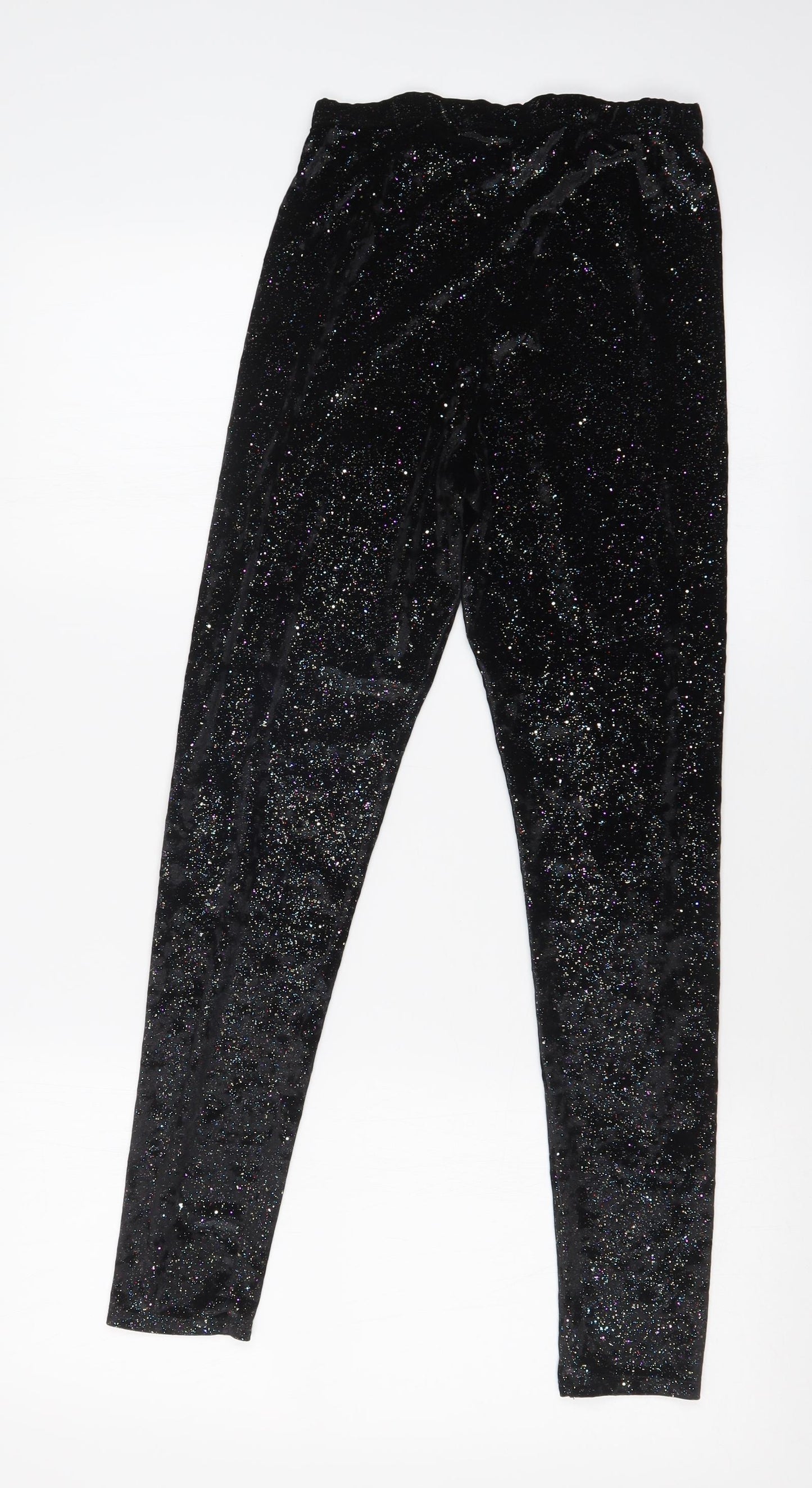George Girls Black   Jegging Trousers Size 13-14 Years