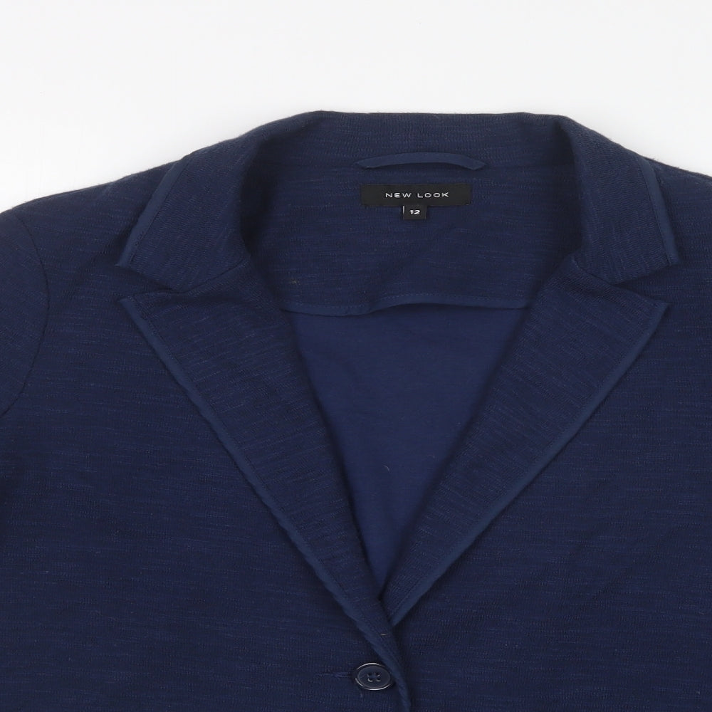 New Look Womens Blue   Jacket Blazer Size 12