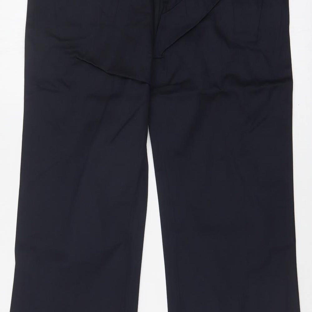 MOOSE GOLF Womens Blue    Trousers Size 14 L29 in
