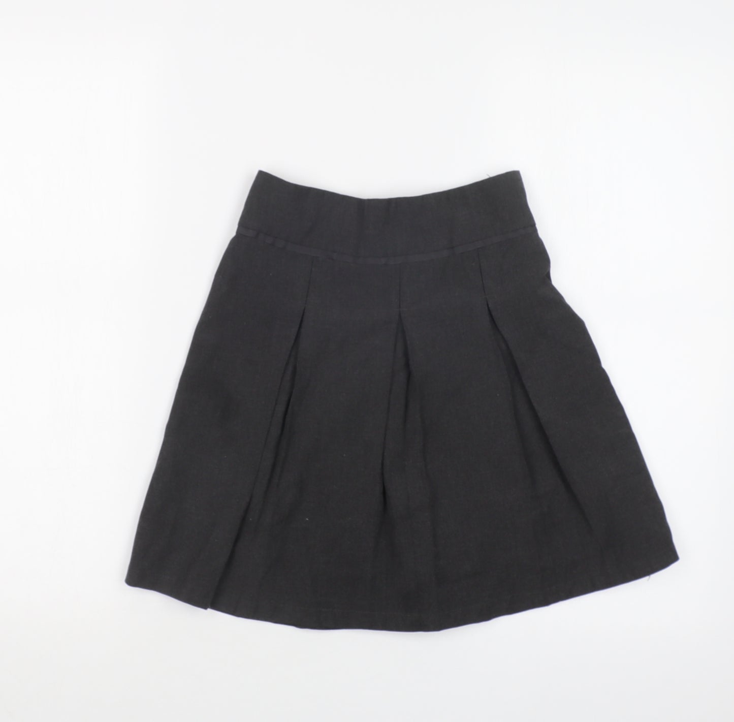 LILY & DAN Girls Grey   Pleated Skirt Size 8-9 Years
