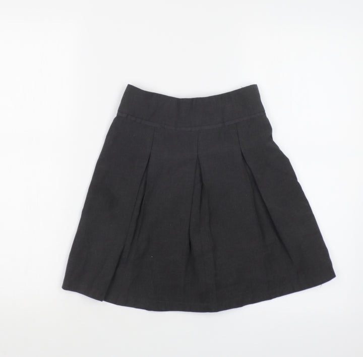LILY & DAN Girls Grey   Pleated Skirt Size 8-9 Years