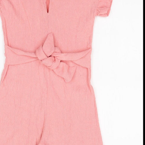 F&F Girls Pink   Playsuit One-Piece Size 8-9 Years