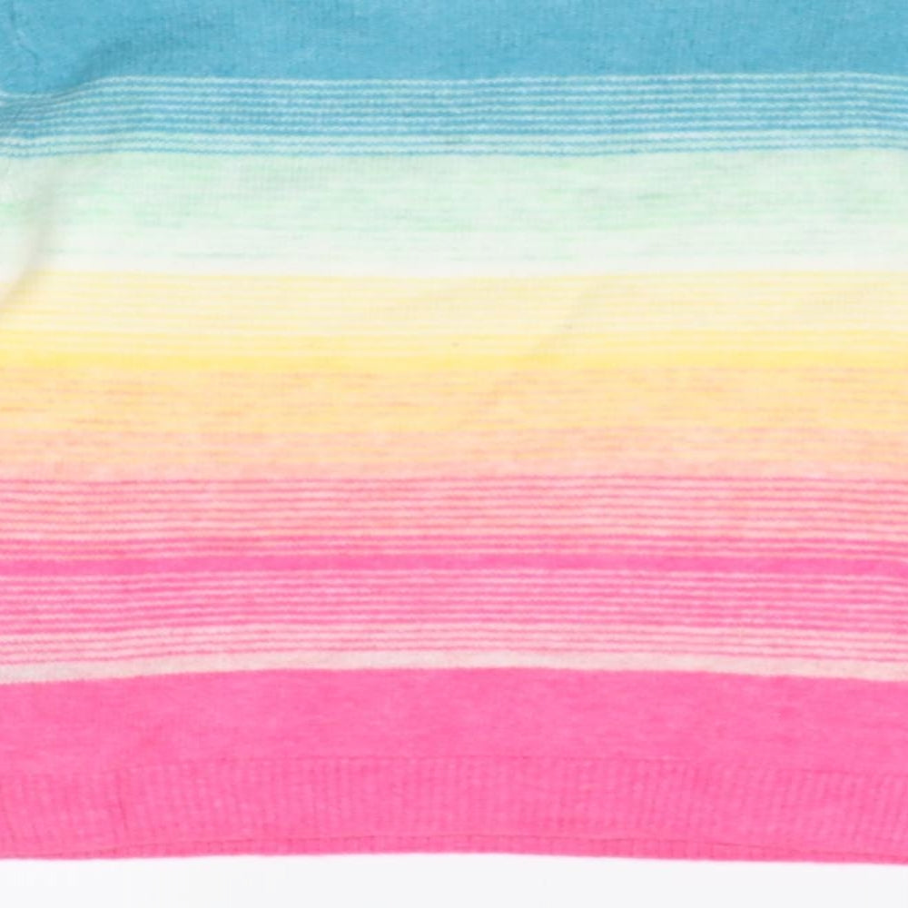 Gap Girls Multicoloured Striped  Pullover Sweatshirt Size M
