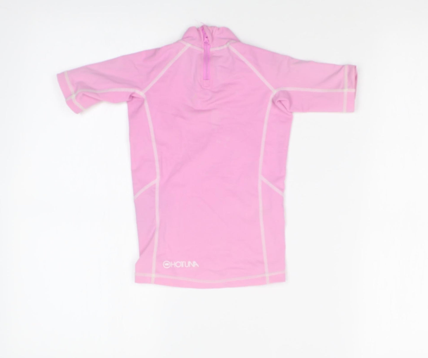 Hot Tuna Girls Pink   Basic T-Shirt Size 5-6 Years  - SWIMMING TOP