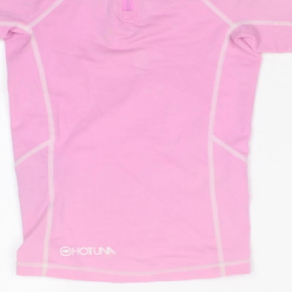 Hot Tuna Girls Pink   Basic T-Shirt Size 5-6 Years  - SWIMMING TOP