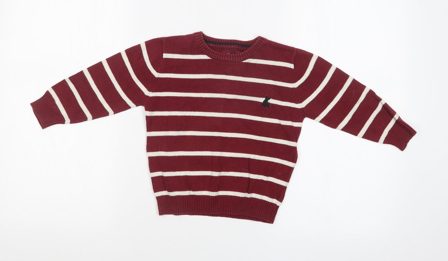 Primark Boys Multicoloured Striped  Pullover Sweatshirt Size 2-3 Years