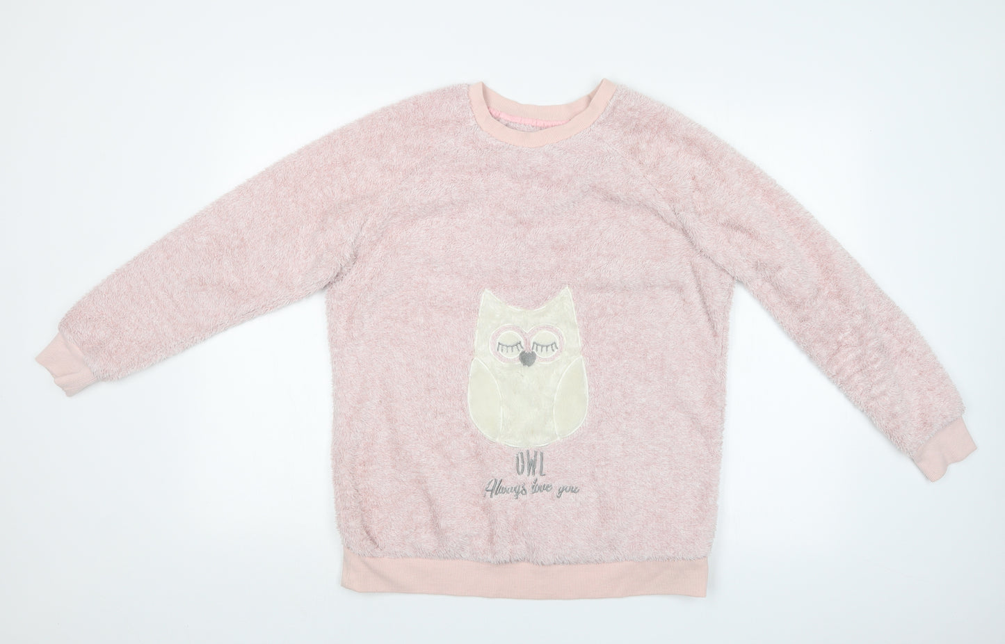 F&F Womens Pink   Pullover Sweatshirt Size 10
