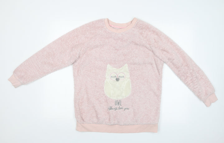 F&F Womens Pink   Pullover Sweatshirt Size 10