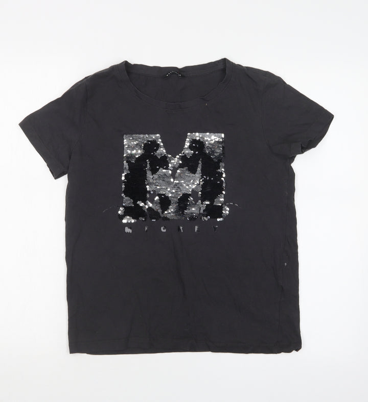 House Girls Black   Basic T-Shirt Size S