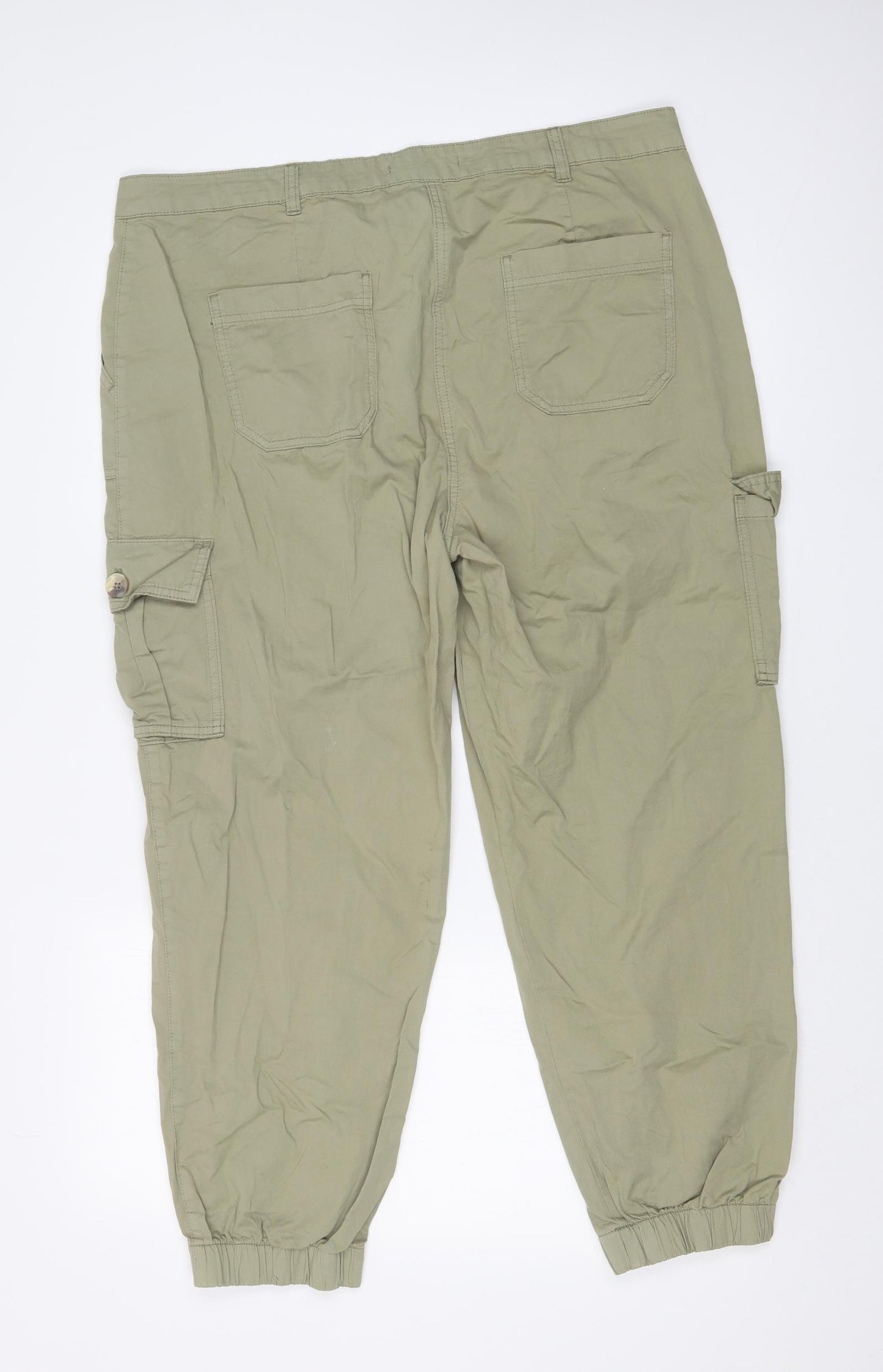 George Womens Green   Cargo Trousers Size 18 L26 in