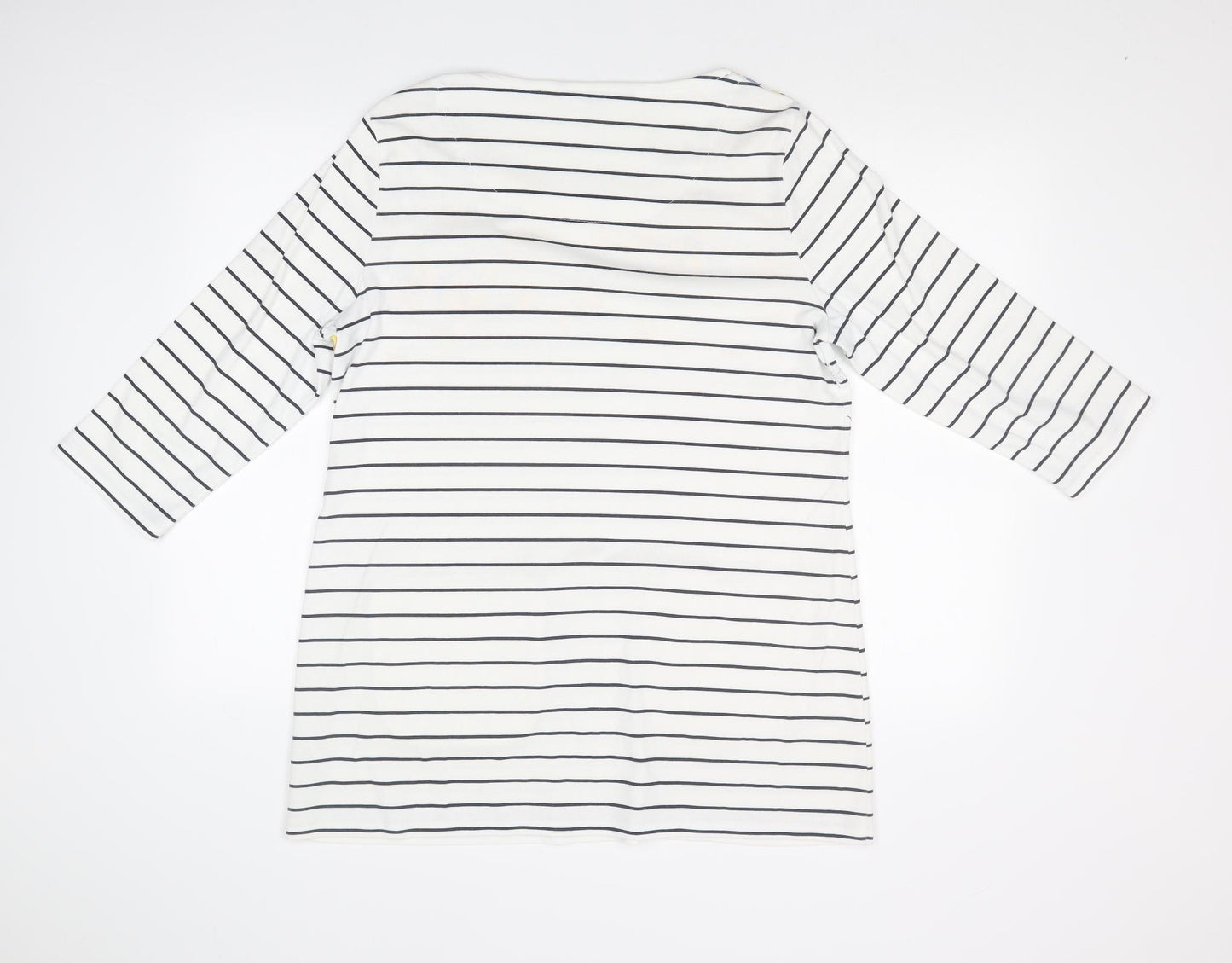 LOVE LEISURE Womens Multicoloured Striped  Basic T-Shirt Size 18