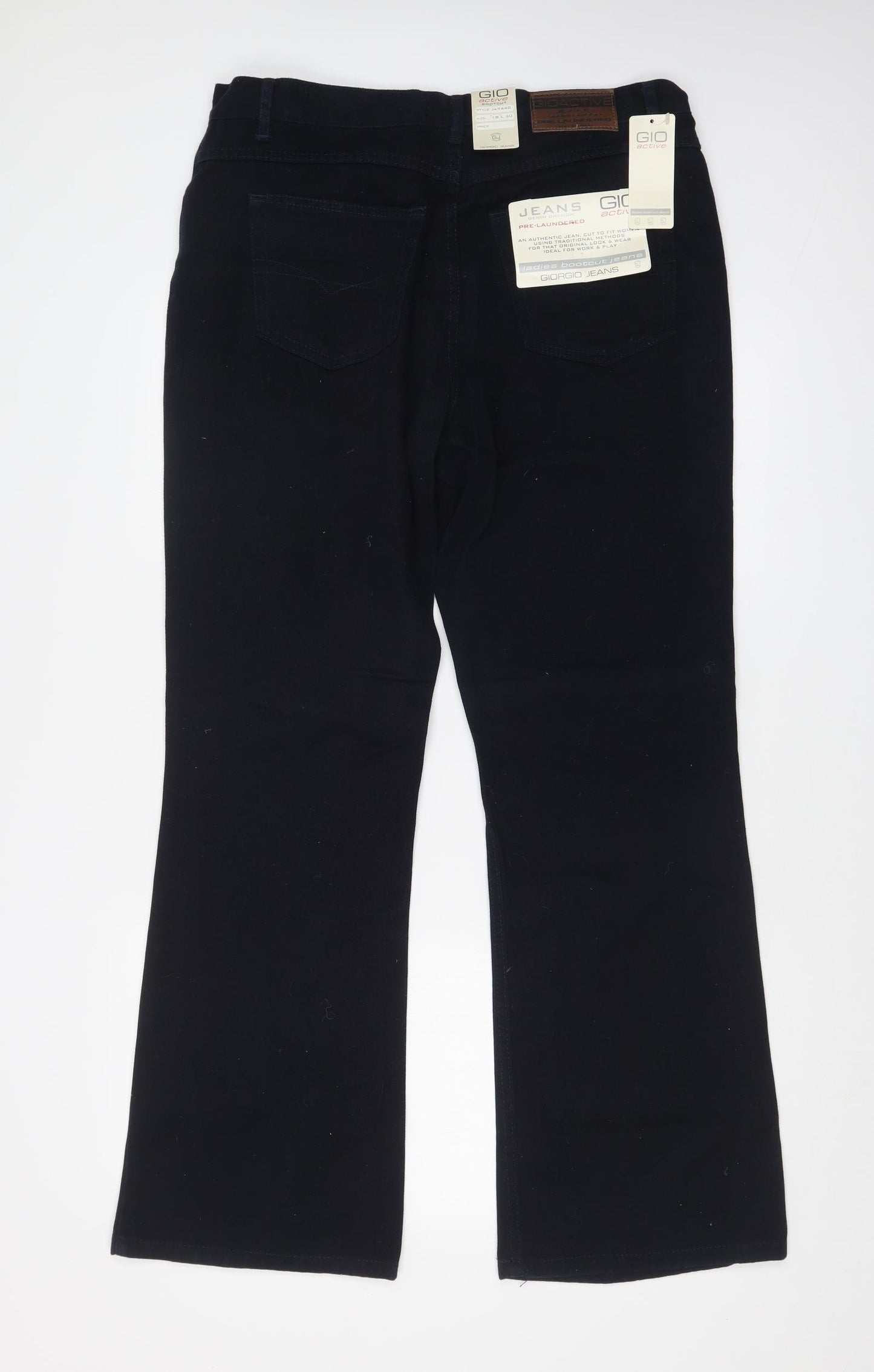 GIOACTIVE Womens Blue   Bootcut Jeans Size 18 L30 in