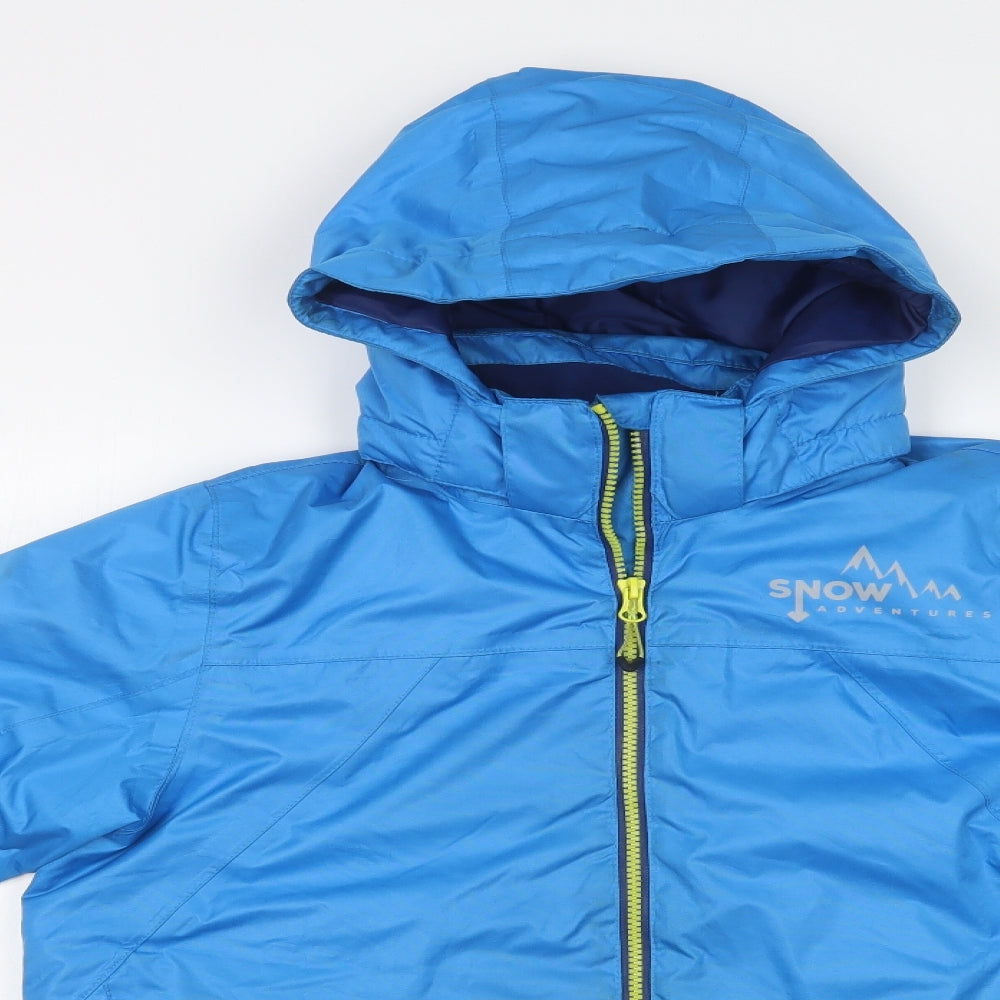 Crivit Boys Blue   Overcoat Coat Size 13-14 Years