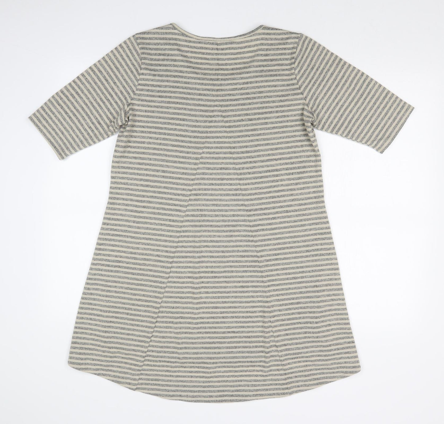 LISA RINNA  Womens Multicoloured Striped  Basic T-Shirt Size XS
