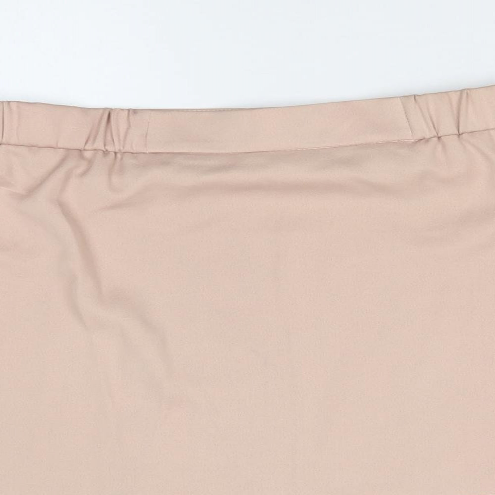 Topshop Womens Pink   Basic T-Shirt Size 10