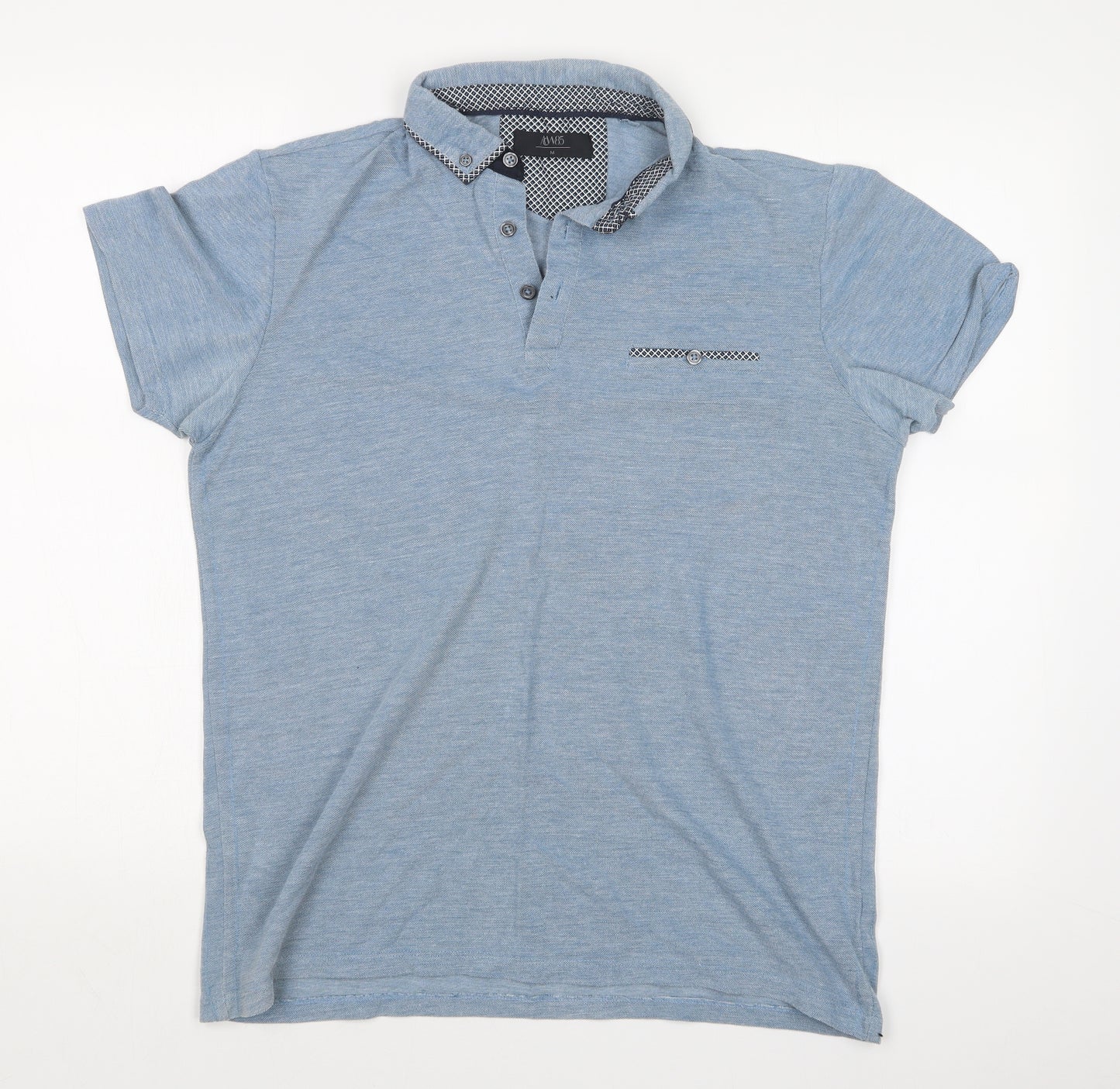 ACW85 Mens Blue    Polo Size M