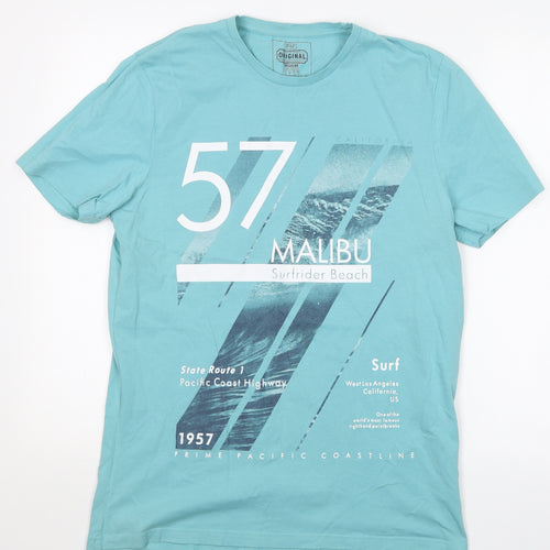 F&F Mens Blue    T-Shirt Size M