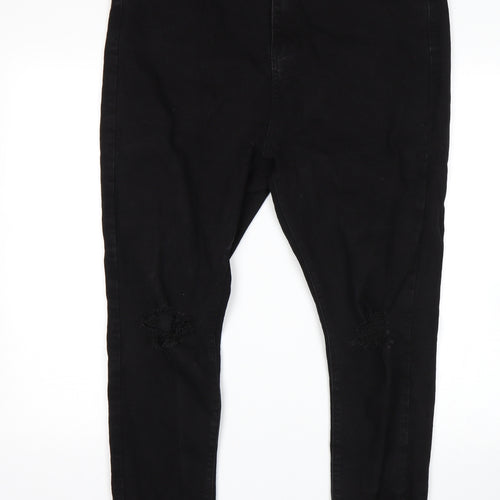 Boohoo Womens Black   Skinny Jeans Size 18 L27 in