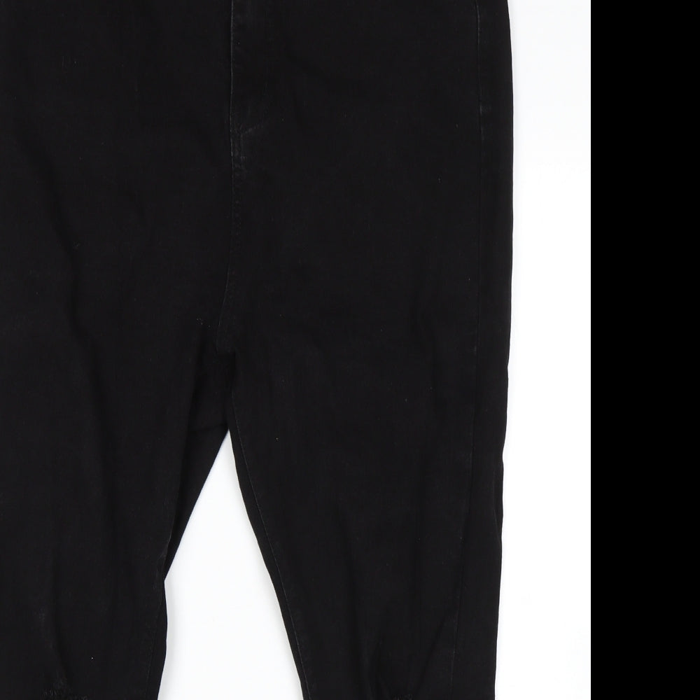 Boohoo Womens Black   Skinny Jeans Size 18 L27 in