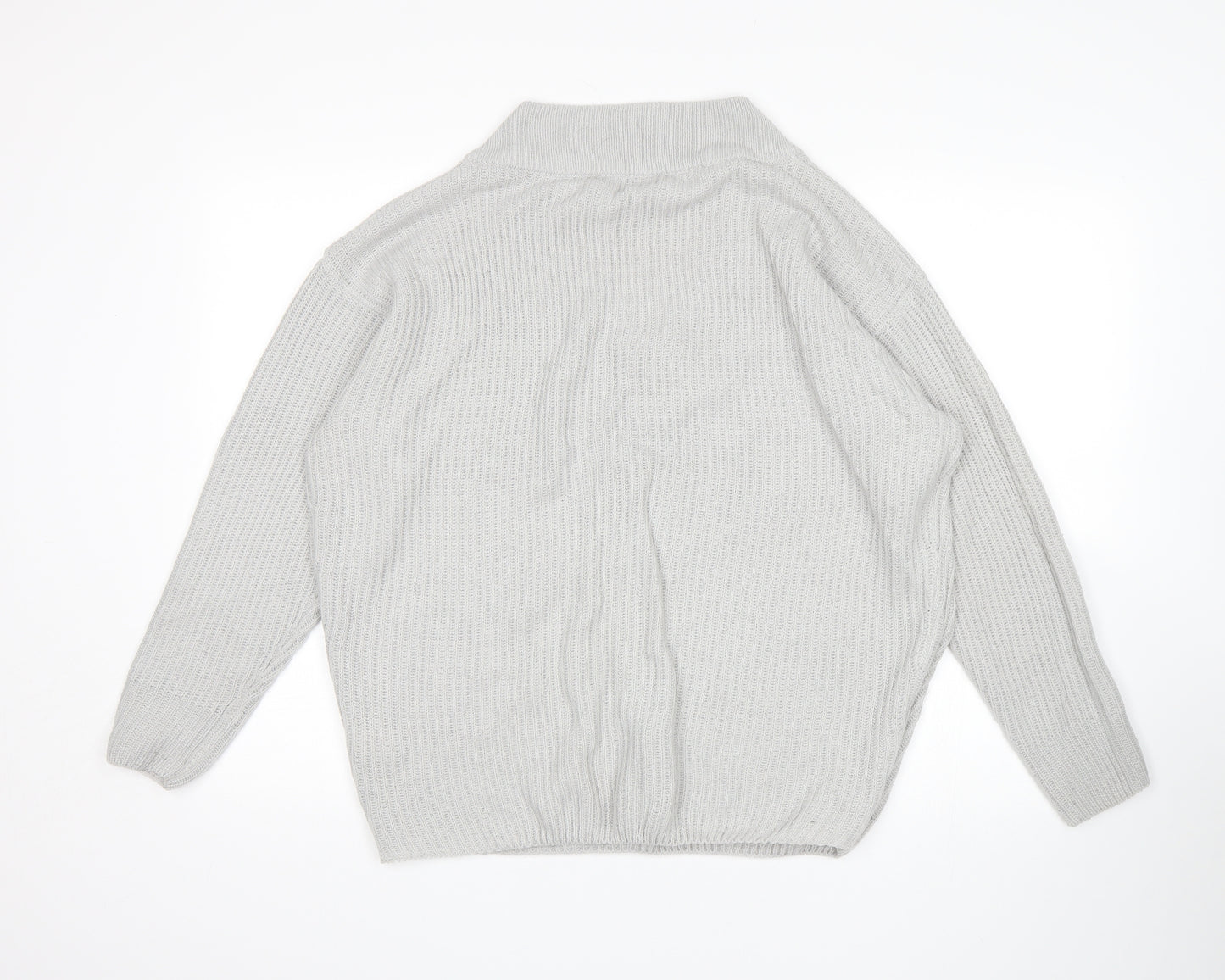 Boohoo Womens Grey   Pullover Jumper Size 18