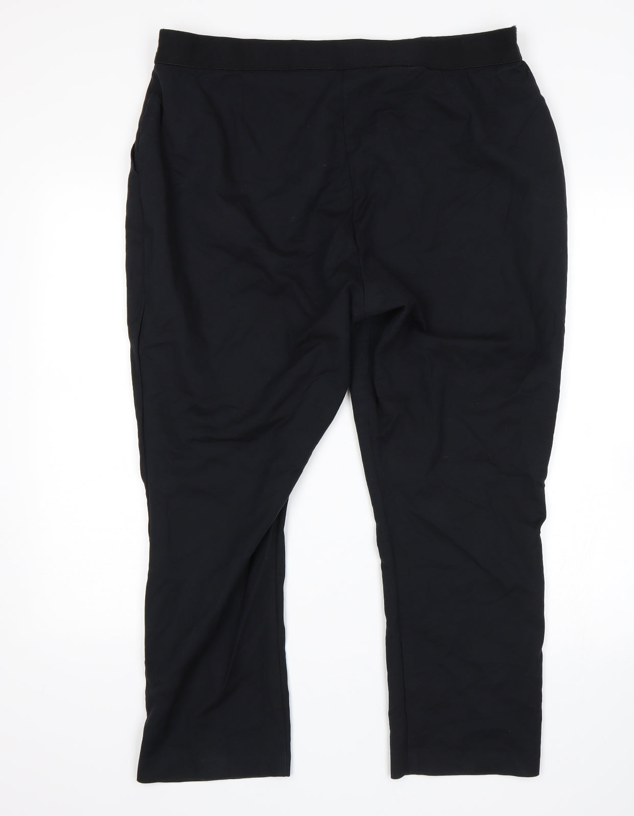 F&F Womens Black   Cropped Trousers Size 20 L25 in