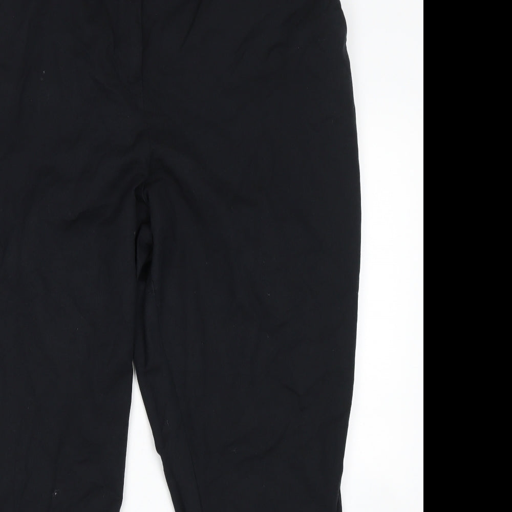 F&F Womens Black   Cropped Trousers Size 20 L25 in