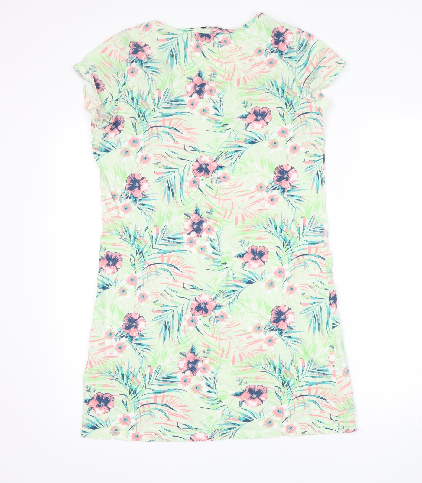 TU Womens Multicoloured Floral  T-Shirt Dress  Size 8