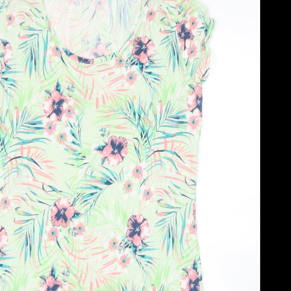 TU Womens Multicoloured Floral  T-Shirt Dress  Size 8