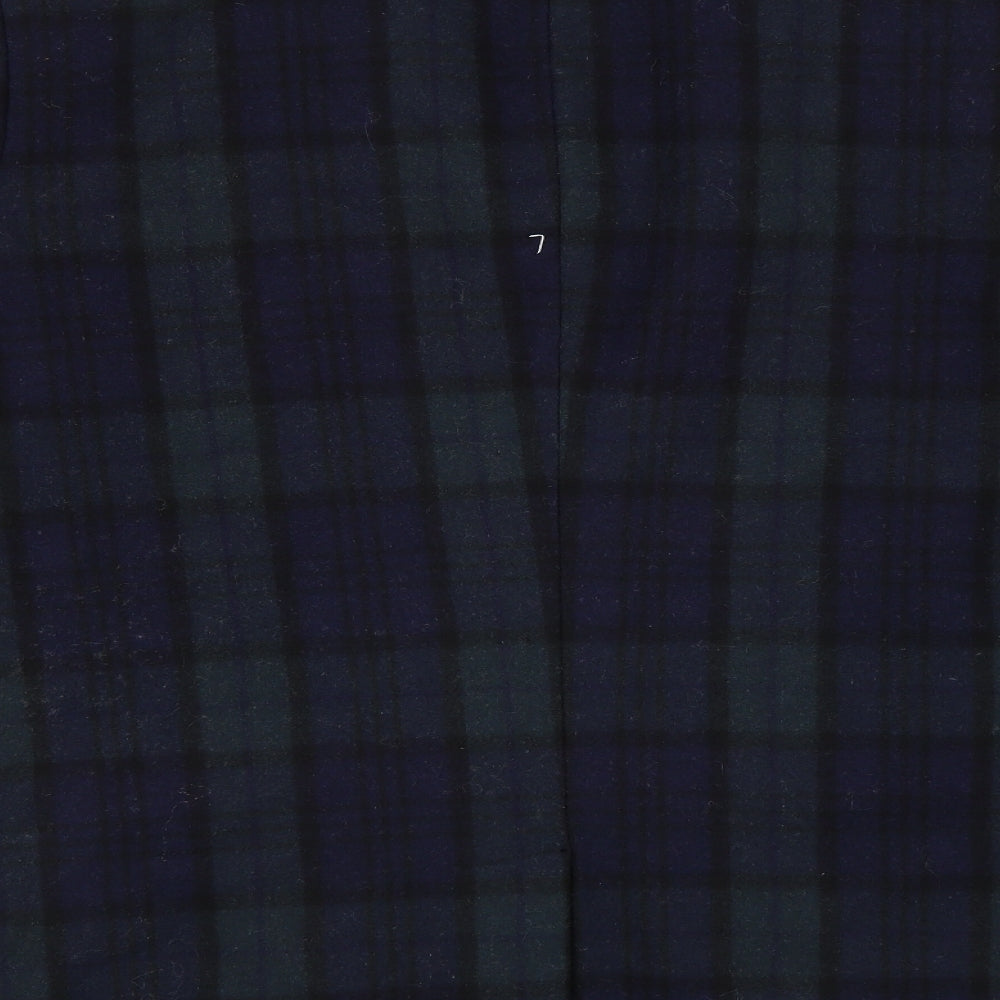 Ben Sherman Mens Multicoloured Plaid  Overcoat Coatigan Size XL