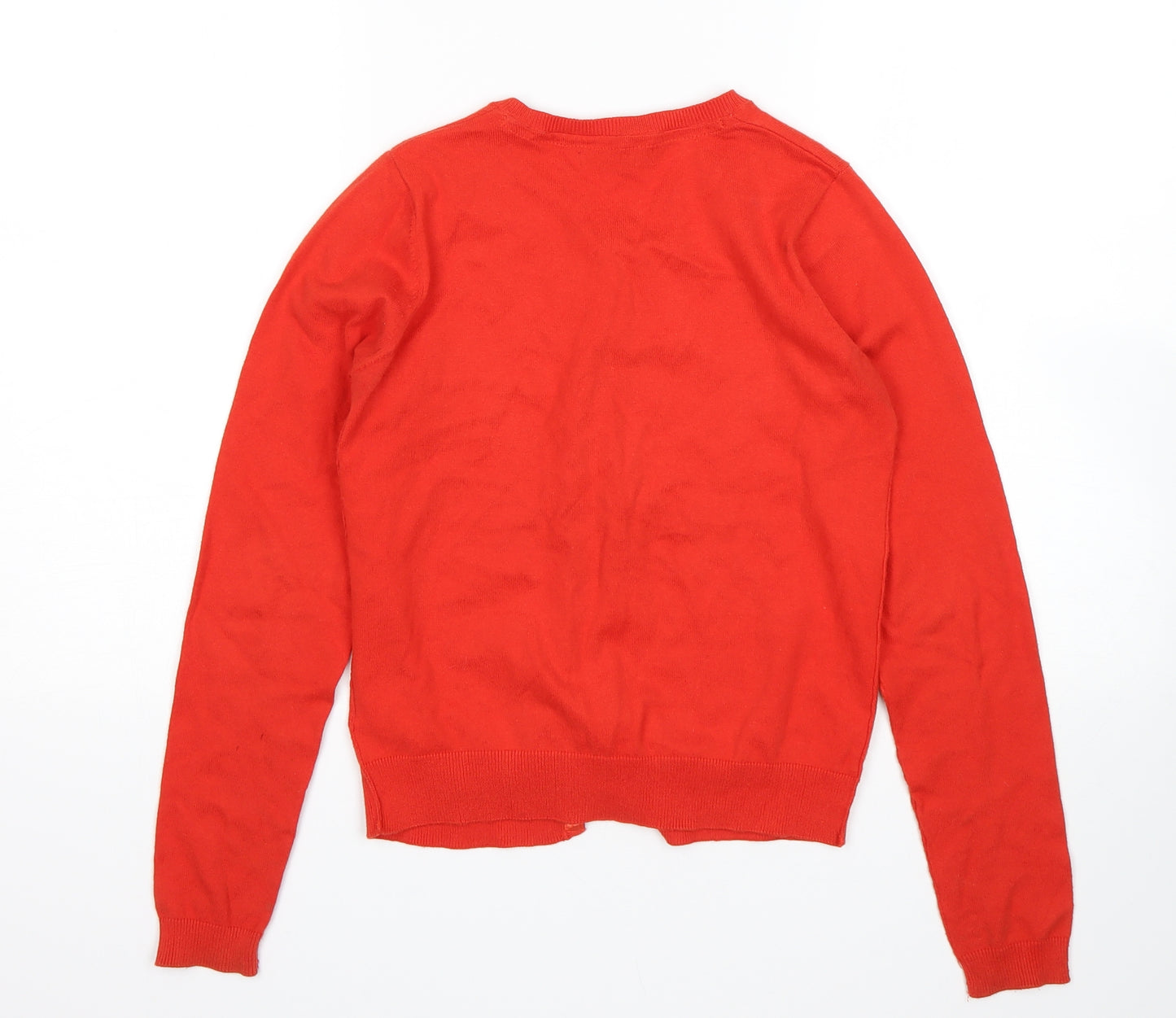 NEXT Girls Red   Cardigan Jumper Size 11-12 Years