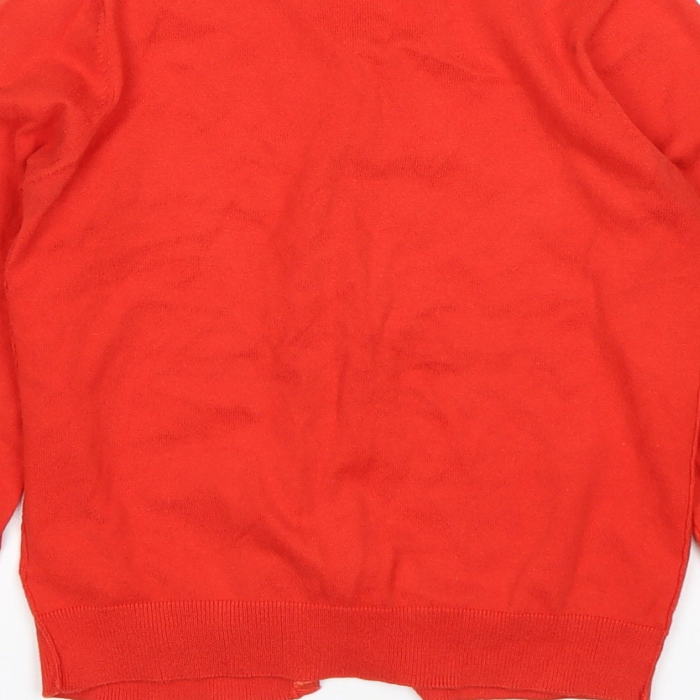 NEXT Girls Red   Cardigan Jumper Size 11-12 Years