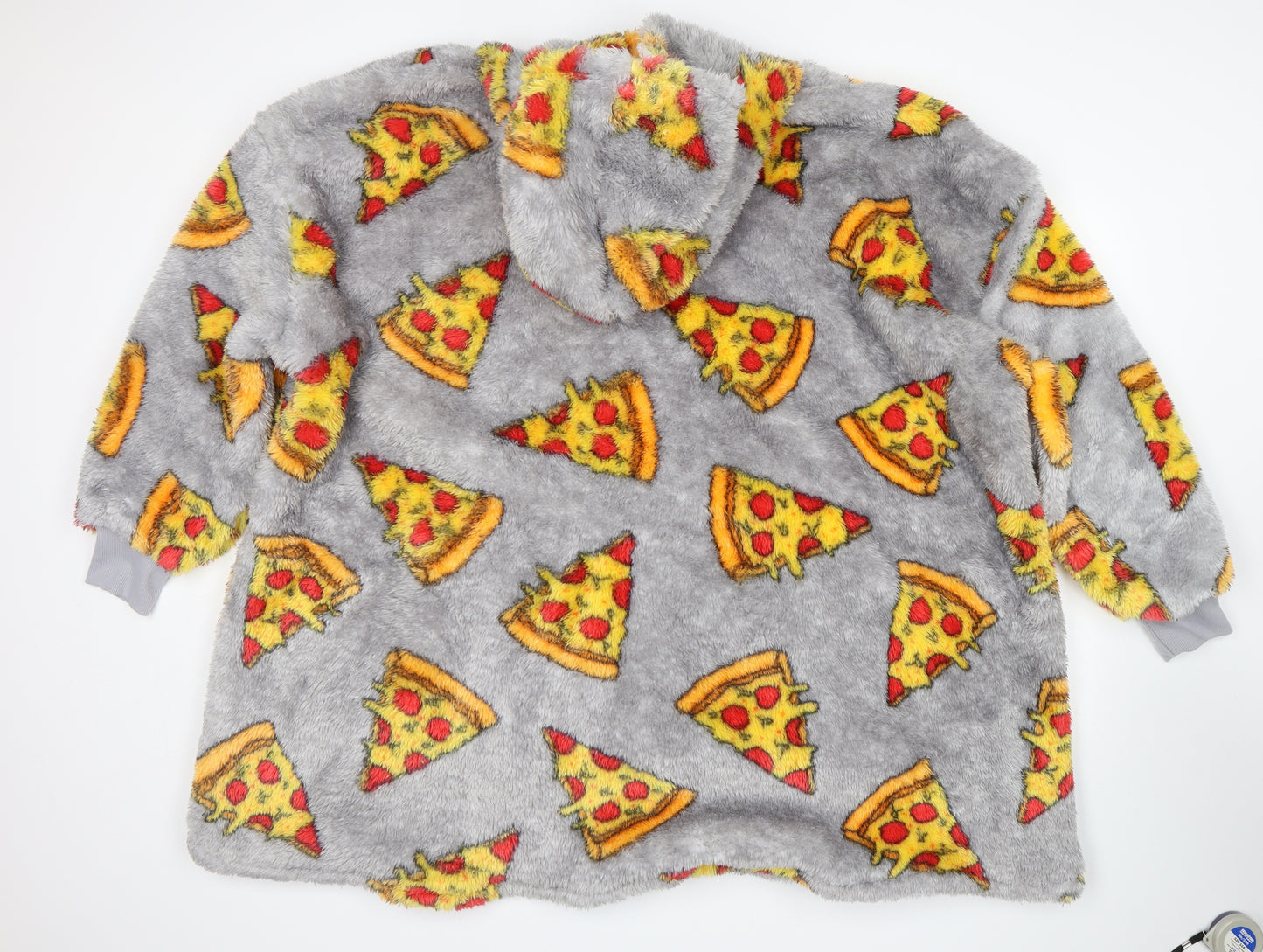 Primark Mens Grey    Pyjama Top One Size  - Pyjama Hoodie