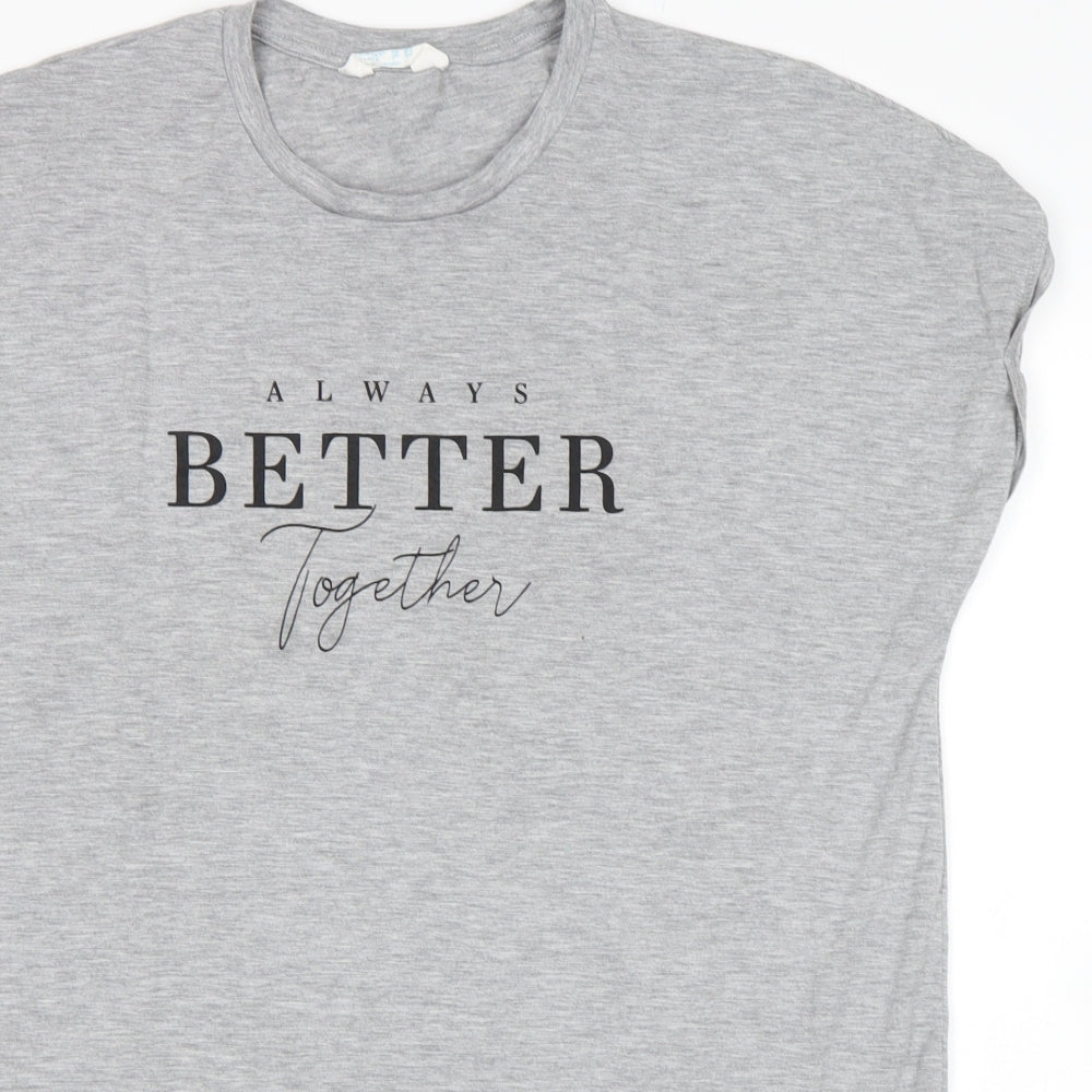 Primark Womens Grey   Basic T-Shirt Size XL