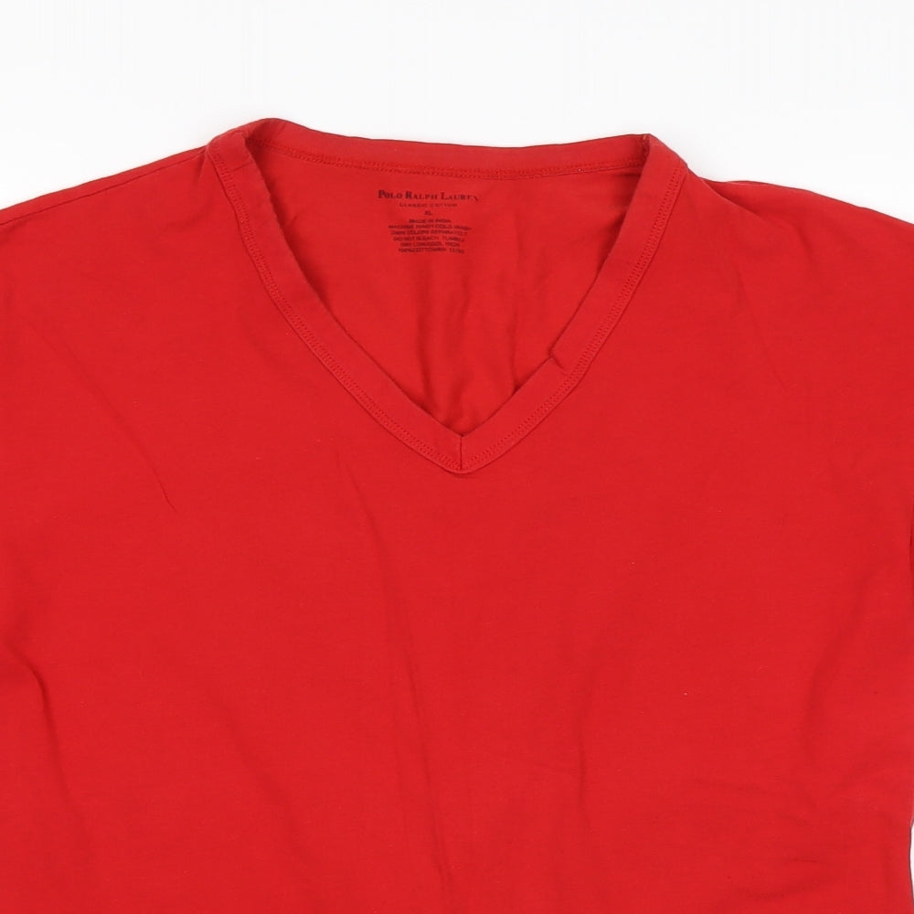 Polo Ralph Lauren Womens Red   Basic T-Shirt Size XL