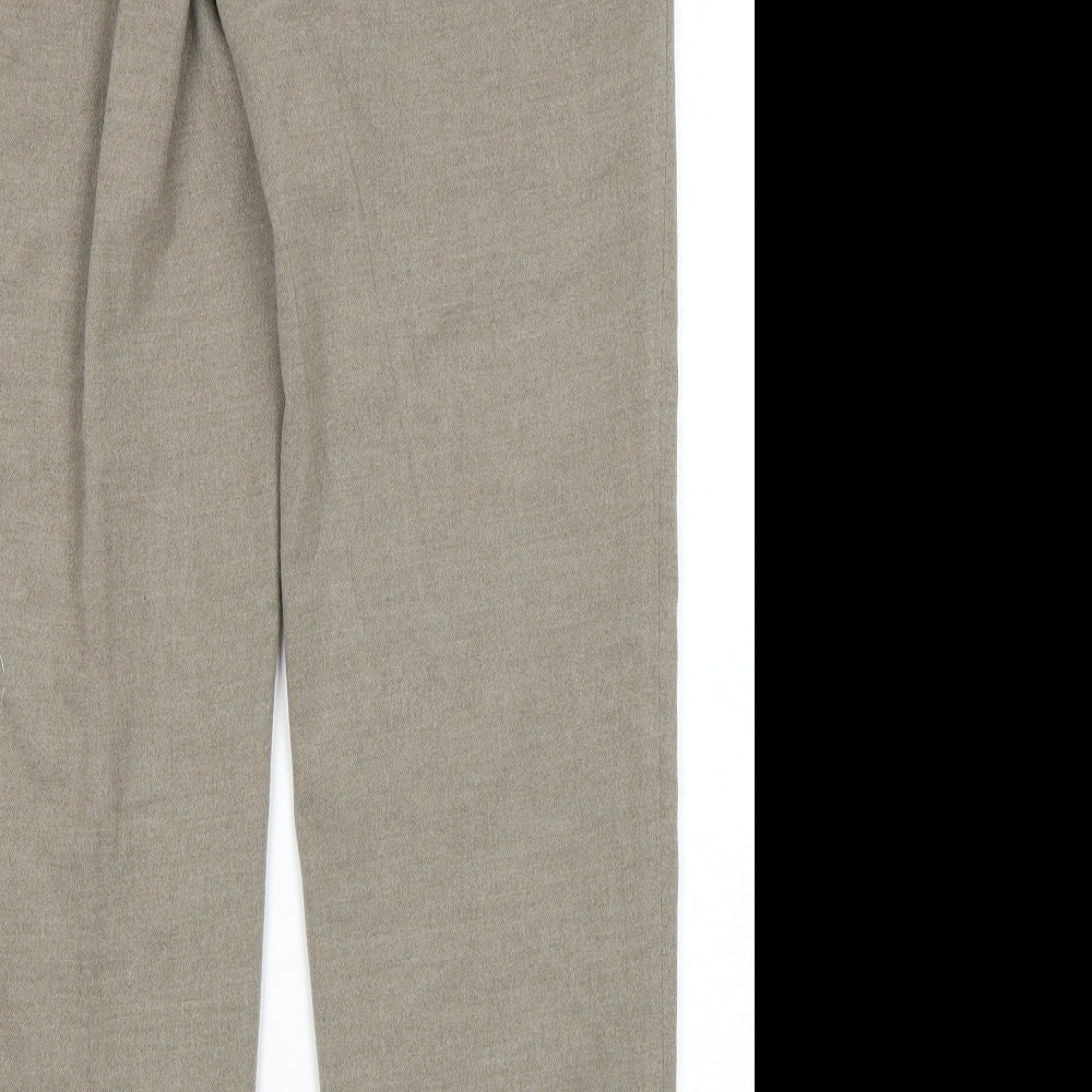 H&M Mens Brown   Trousers  Size 32 L27 in