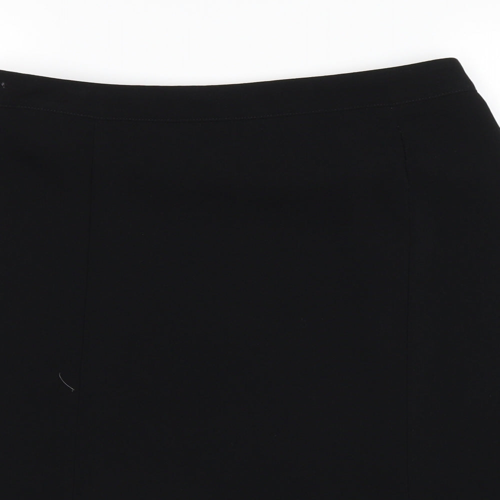 Preworn Womens Black   A-Line Skirt Size 16